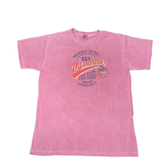 Other - Boundary Waters Graphic Tee – Reddish‑Pink – Size Large